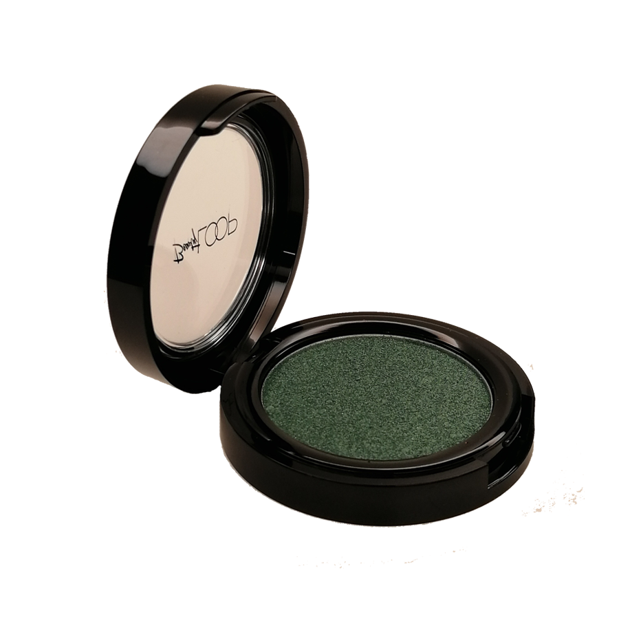 metallic eyeshadow emerald